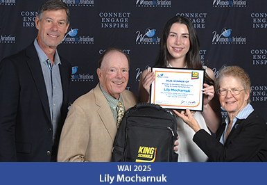 2025 WAI Scholarship winner Lily Mocharnuk